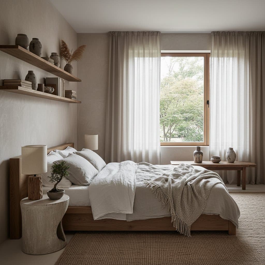 Featured image for Why Wabi-Sabi Rules Japandi Bedroom Trends in 2025
