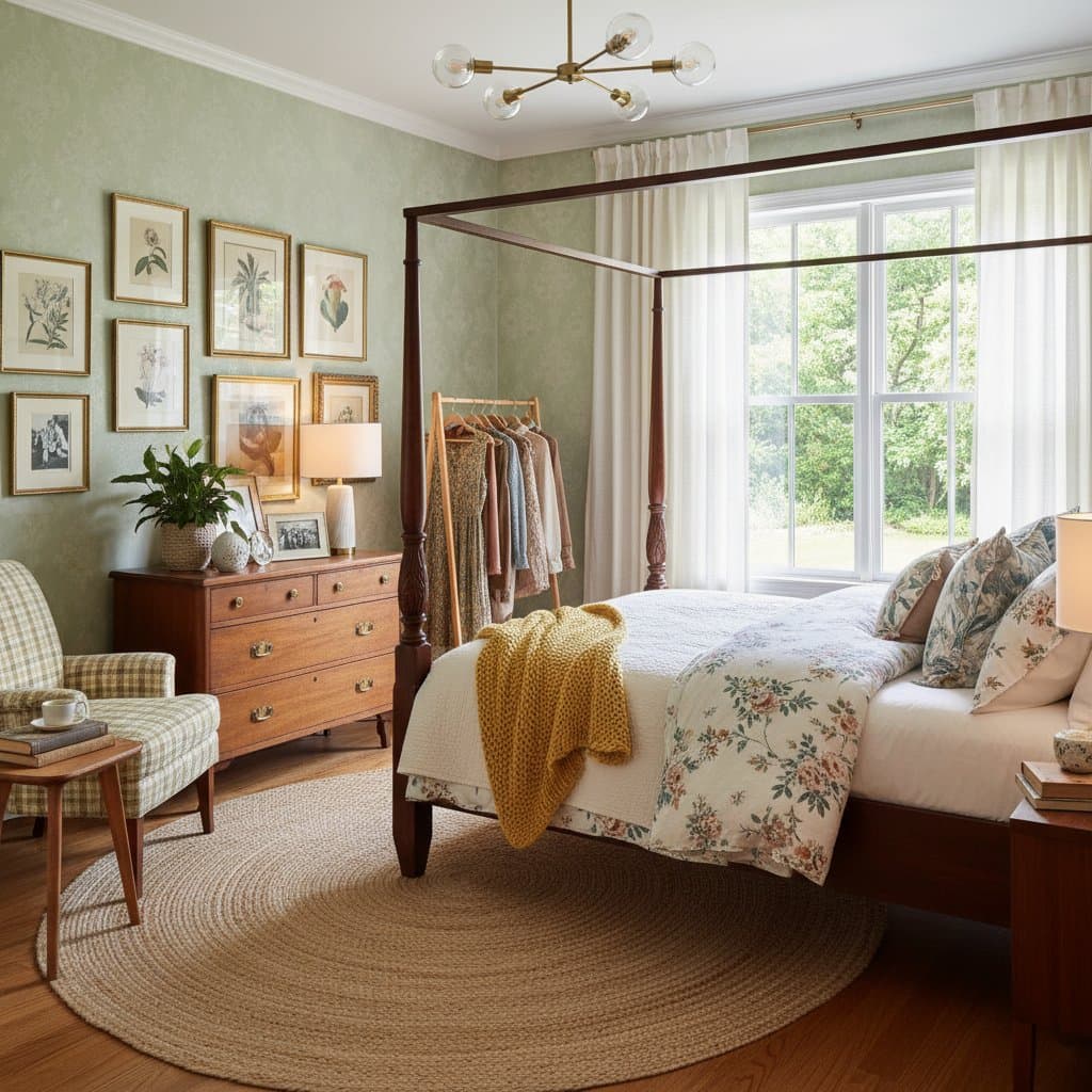 Featured image for Gen Z Brings Grandmillennial Style Back to Bedrooms