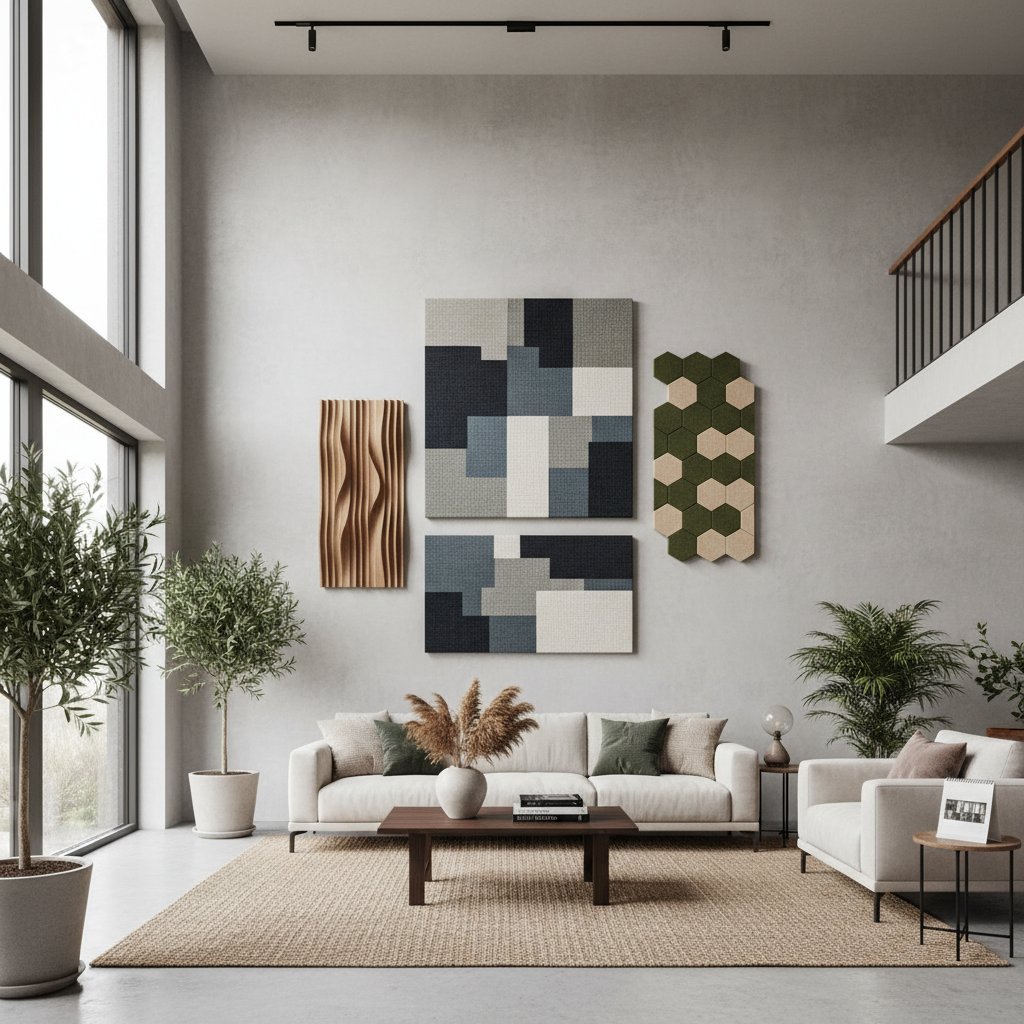 Featured image for Acoustic Panels Tame Echo While Doubling as Wall Art