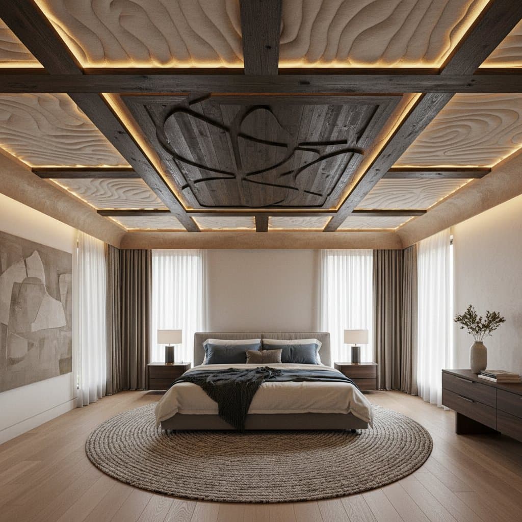 Featured image for Textured Ceilings Transform Bedroom Acoustics and Warmth