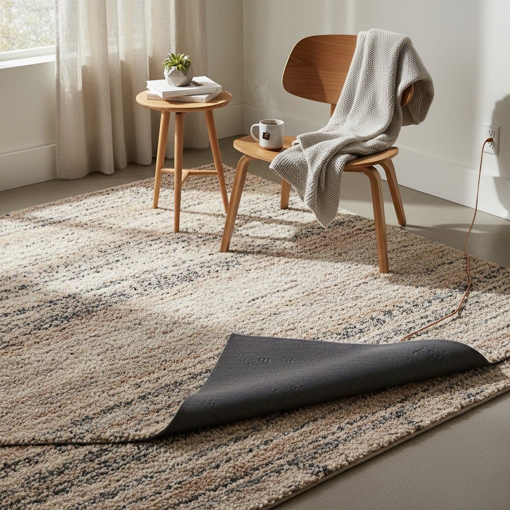 Featured image for Grounding Mats Hide Under Rugs for Indoor Earthing