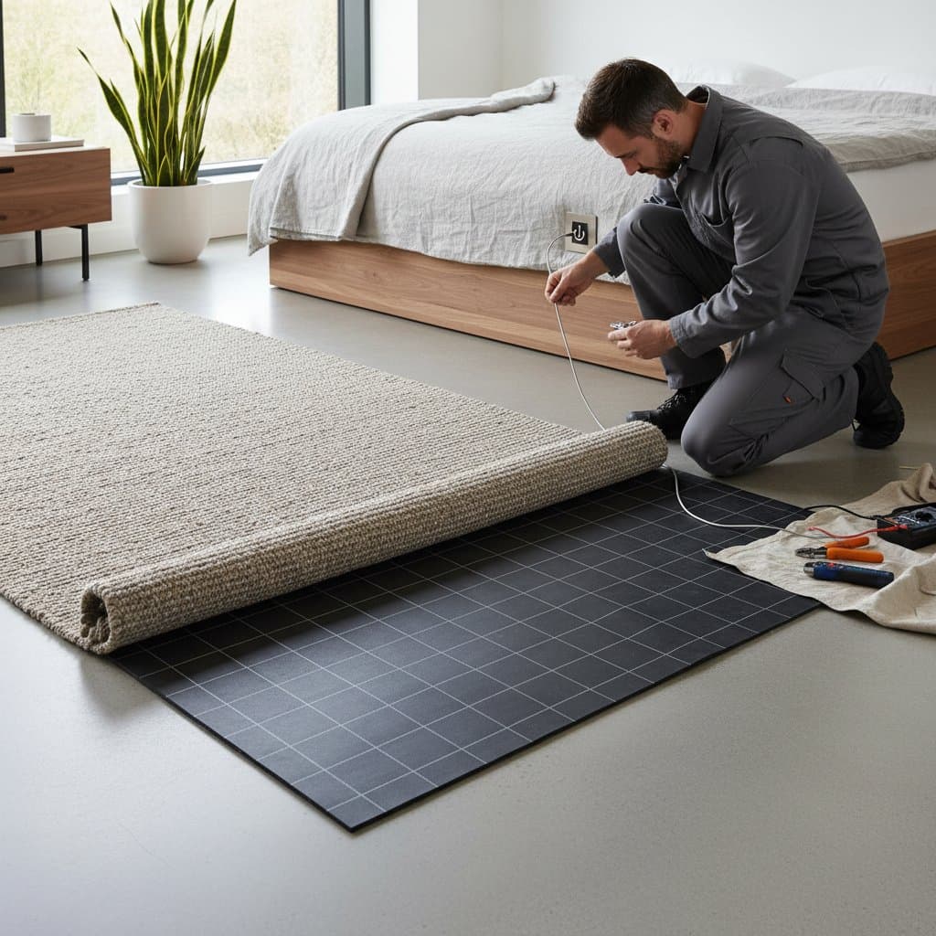 Featured image for Grounding Mats Under Rugs Balance Indoor Energy