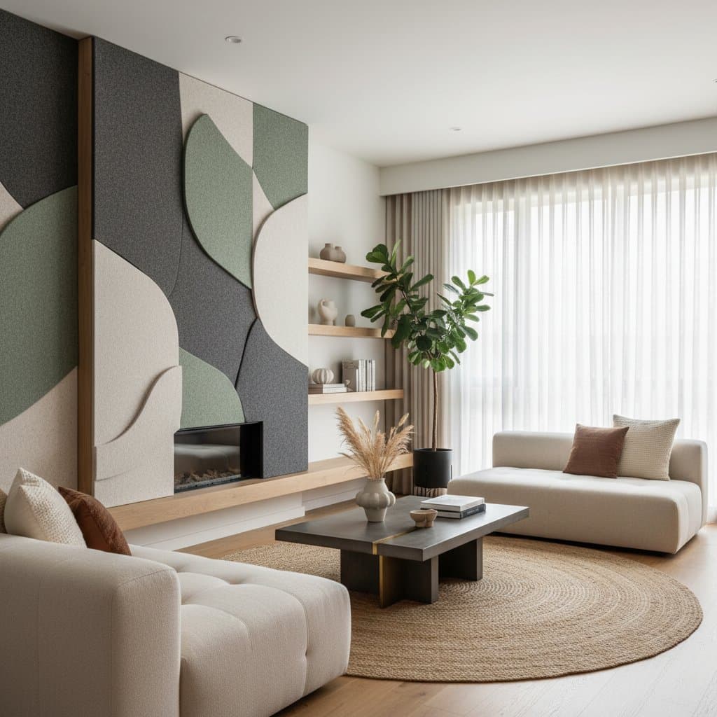 Featured image for Acoustic Panels Now Double as Living Room Art