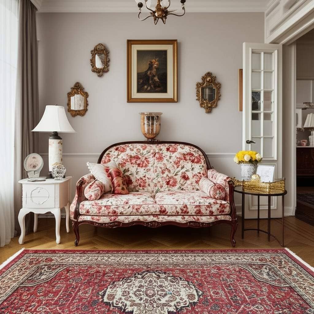 Featured image for Granny Chic Replaces Gray Minimalism in Living Rooms