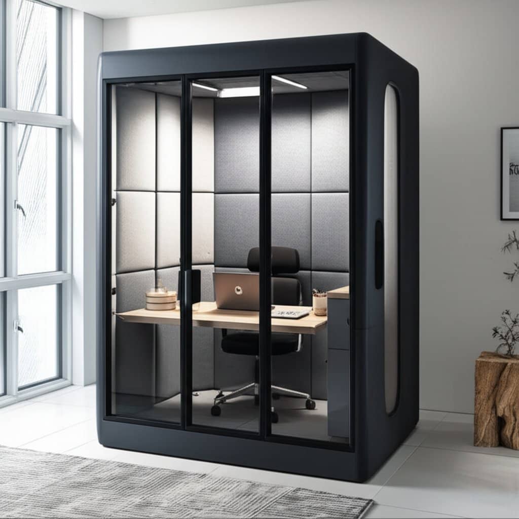 Featured image for Soundproof Pods Create Focus Zones at Home
