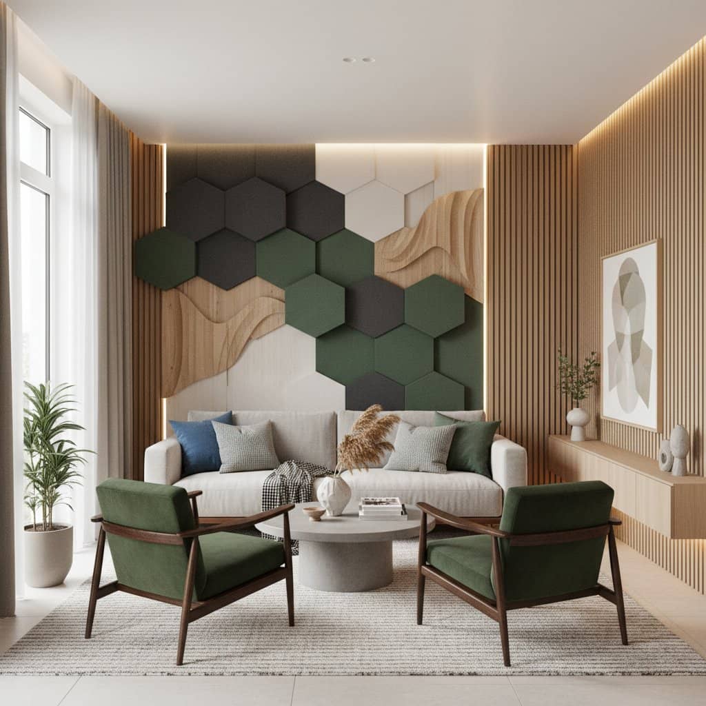 Featured image for Acoustic Panels Turn Noise Into Living Room Calm