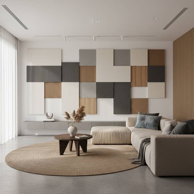 Featured image for Acoustic Panels Turn Echo into Art for Calm Rooms