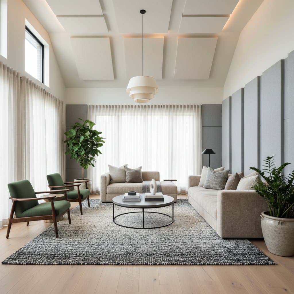 Featured image for Why Your Beautiful Living Room Feels So Noisy