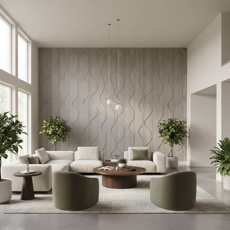 Featured image for How Acoustic Wallpaper Stops Echo in Open Homes