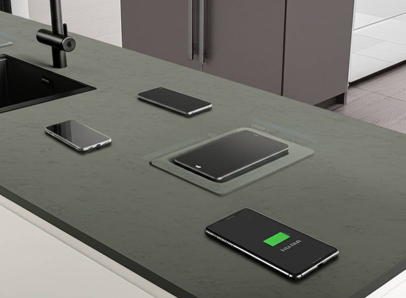 Featured image for Wireless Charging Kitchen Counters End Cable Clutter