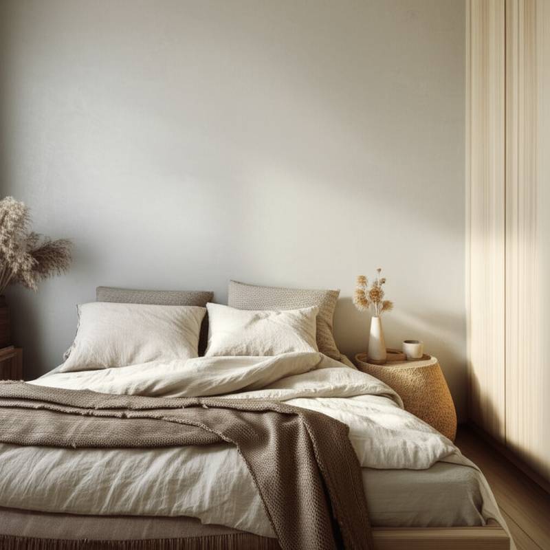 Featured image for Why Wabi-Sabi Textures Rule Japandi Bedrooms