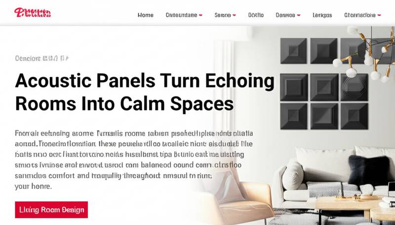 Featured image for Acoustic Panels Turn Echoing Rooms Into Calm Spaces
