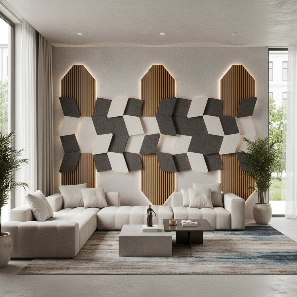 Featured image for Acoustic Panels Now Double as Sculptural Wall Art